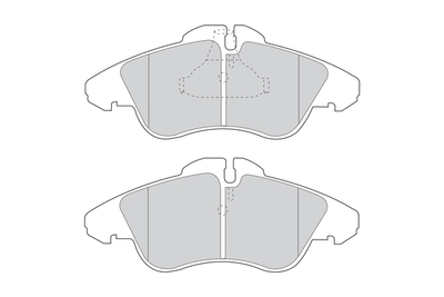 BRAKE PAD SET FRONT AXLE SPRINTER FERODO OEM